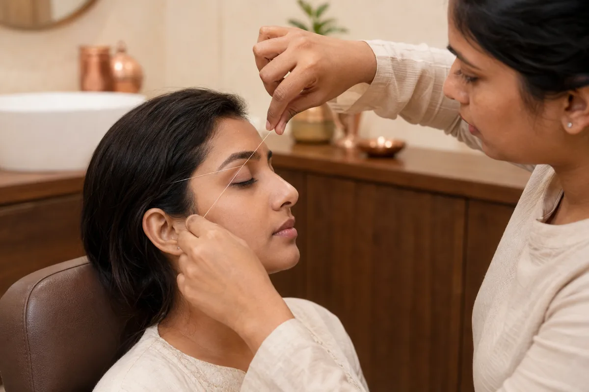 Eyebrow Threading
